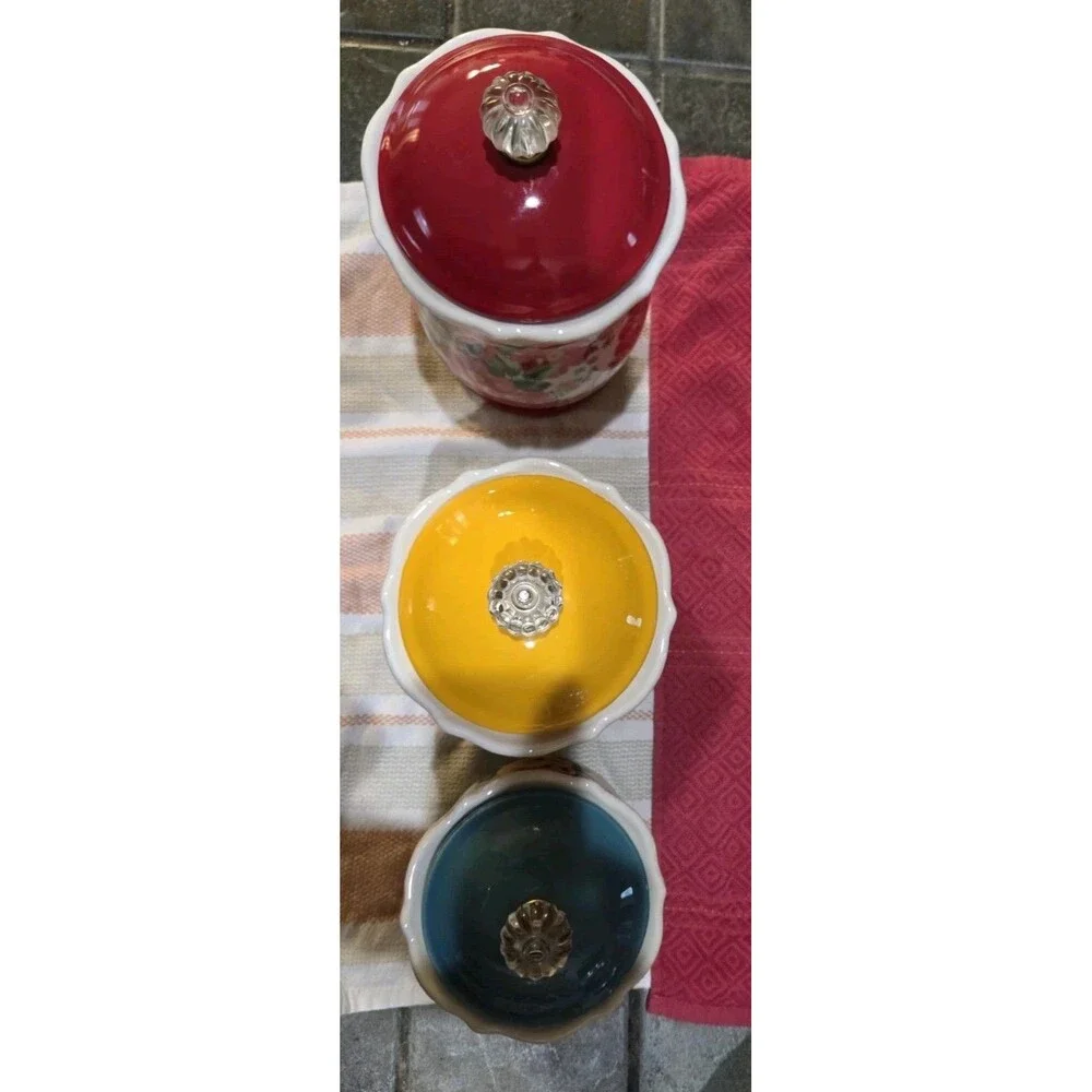 3 Piece Pioneer Woman Canister Set
